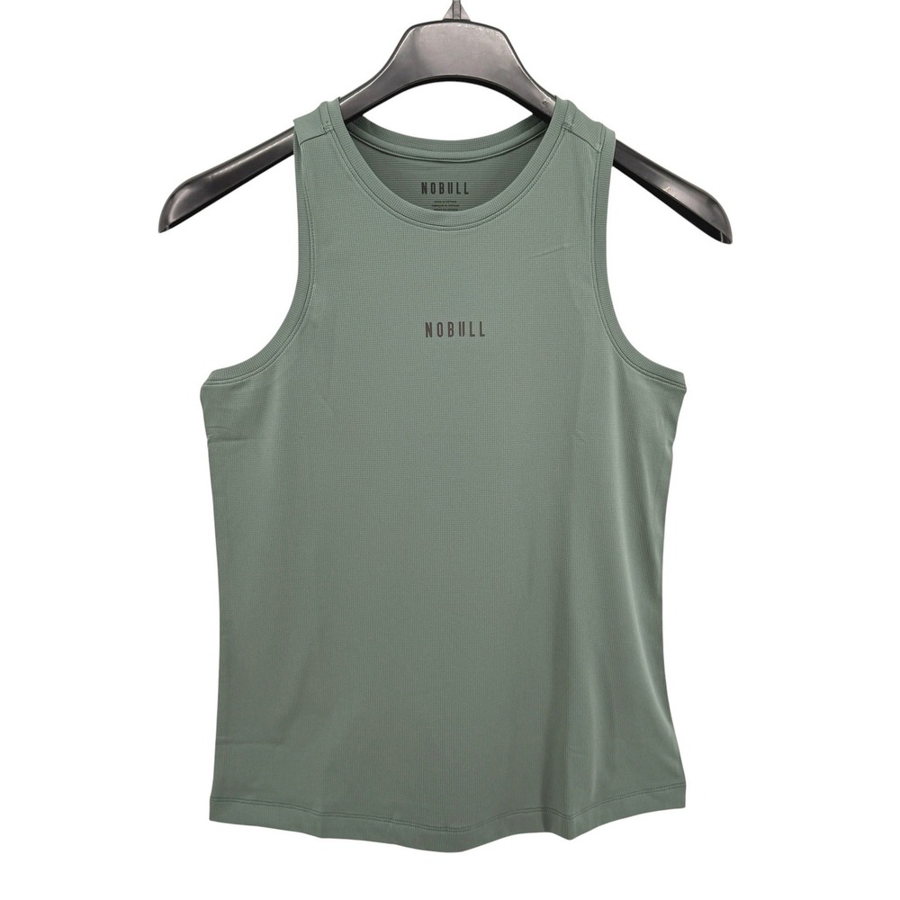 NEW‎ NOBULL Tank Top Women XS Tank Top Sage Green Recycled Polyester Athletic